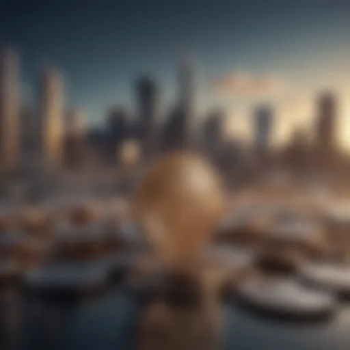 Abstract Financial Conceptual Illustration