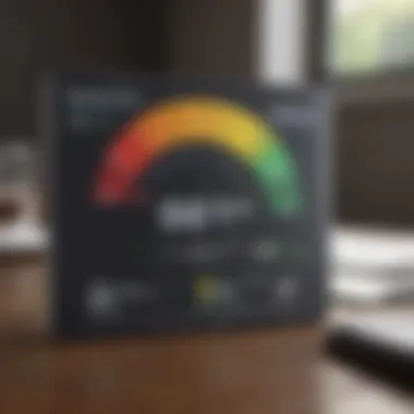 Credit Score Impact Analysis Graph illustrating the impact of credit inquiries on scores