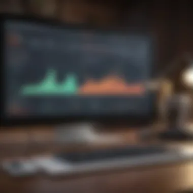 Innovative Financial Management Software Interface Illustration of advanced financial management software interface