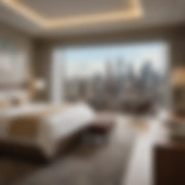 Luxurious Hotel Suite with City View