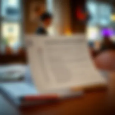 Document checklist for loan application