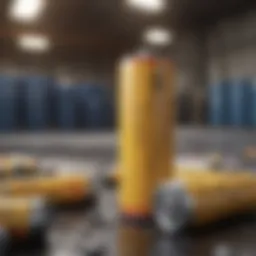 Visual representation of battery disposal methods