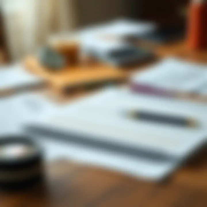 Organized Financial Planner on a Table An organized financial planner on a wooden table with stationery.