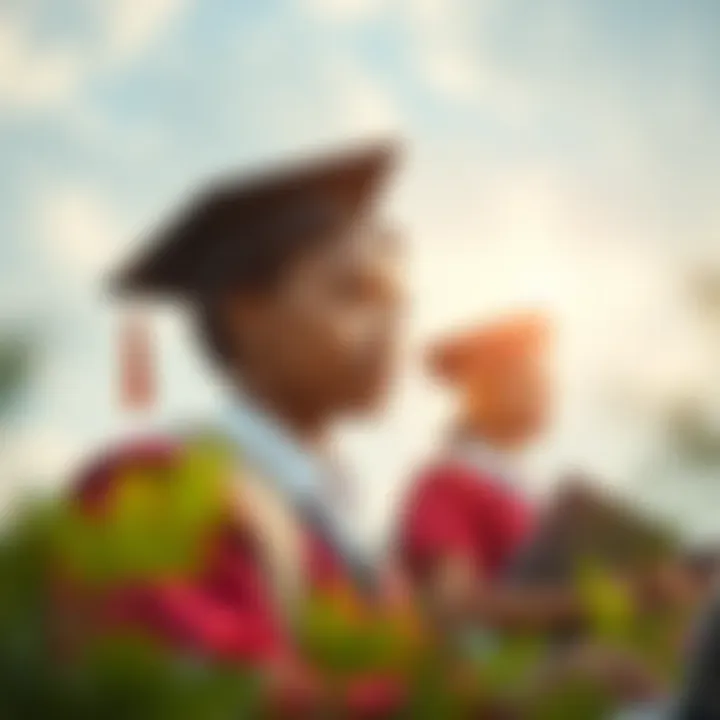 Education Investment and Financial Returns An infographic on education investment and returns