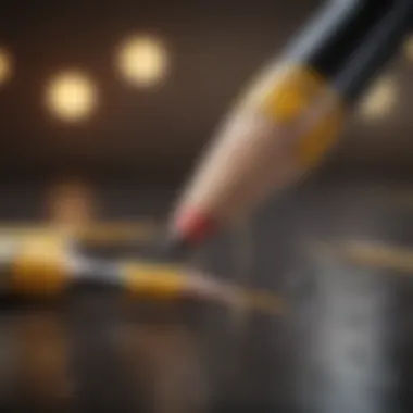 Illustration of a broken pencil representing fixing tax filing errors