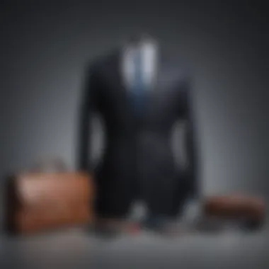 Professional Business Suit and Briefcase