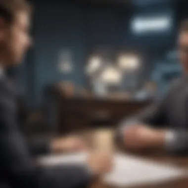 Personalized Investment Consultation Close-up of a Chase Bank investment advisor consulting with a client