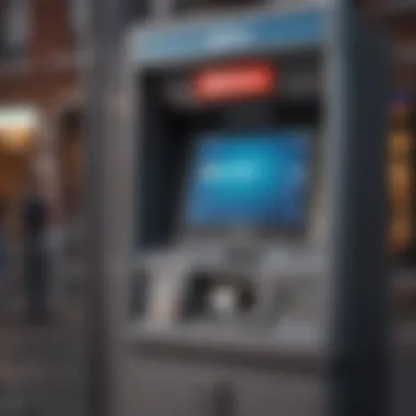 ATM Balance Inquiry Feature ATM screen providing balance inquiry option