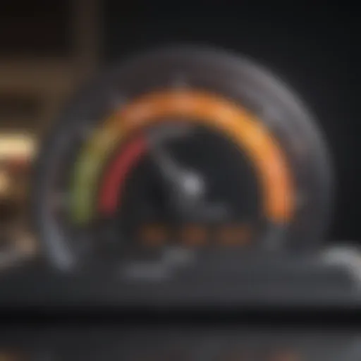 Visual representation of credit score components