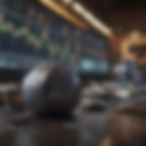 Visual representation of the online trading environment