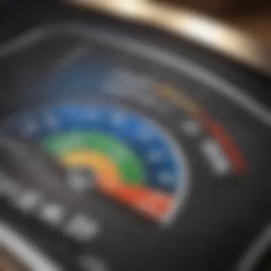 Accelerating towards Citibank Double Cash Card Approval Artistic depiction of a credit score gauge pointing towards approval