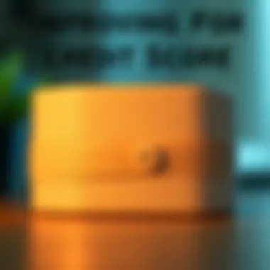 Visual representation of credit score improvement strategies