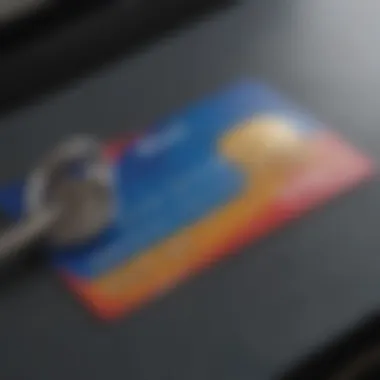 Unlocking the Citibank Double Cash Card with Your Credit Score Visual metaphor of a key fitting into a credit score lock