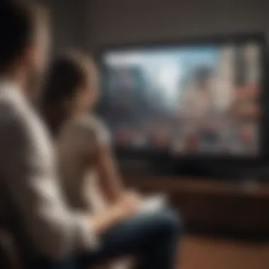 The Role of Viewers in Financial News Consumption Viewers watching financial news on TV