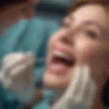 Dental Hygienist Educating Patient on Oral Care