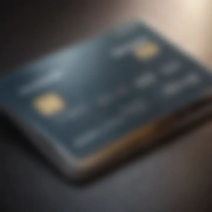 Elegant card design for credit report update request