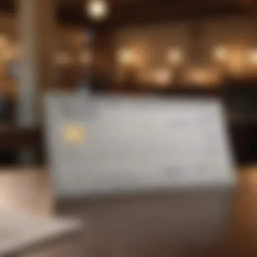 Elegant personalized photo check design