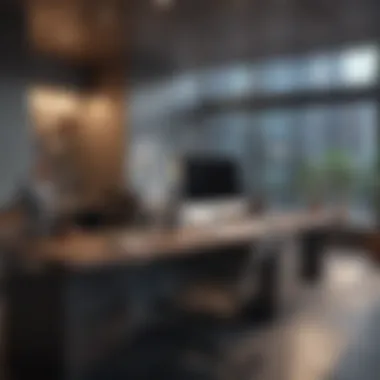 Sophisticated Workplace Environment Elegant Professional Workspace