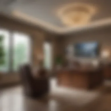 Sophisticated Atmosphere of Wealth Management Office Elegant Wealth Management Office Interior