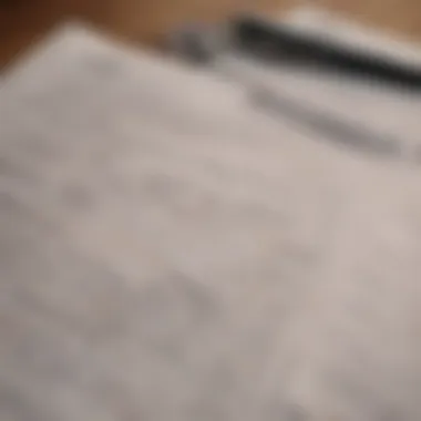 Meticulous Record-Keeping Illustration of tax forms and receipts