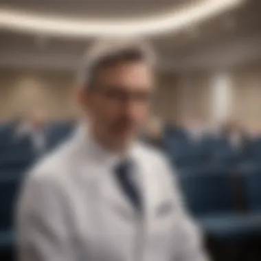Continuing Education in Psychiatry Psychiatrist attending a professional conference