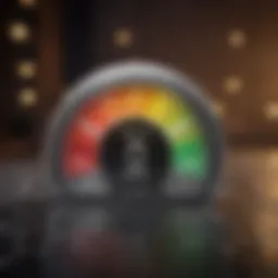 A visual representation of credit score components