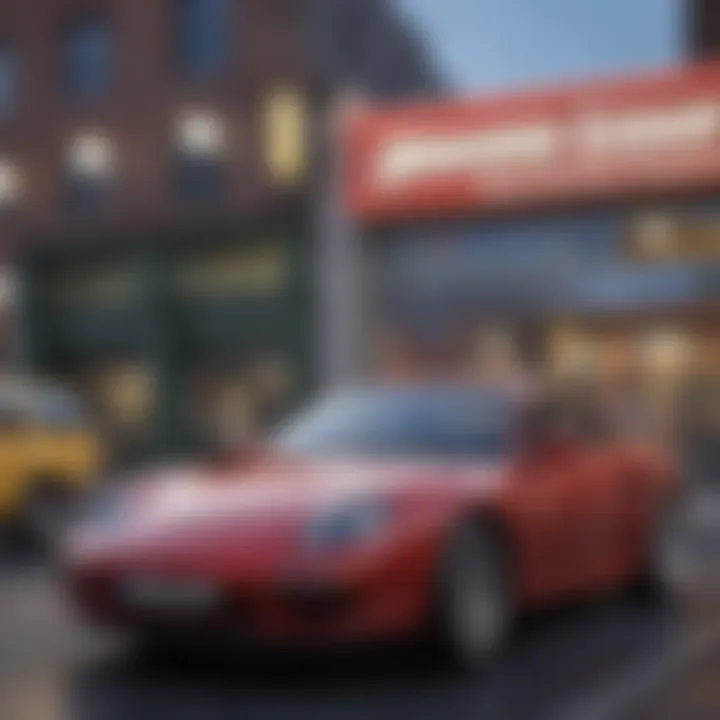 Comparison chart of auto loan rates from different banks