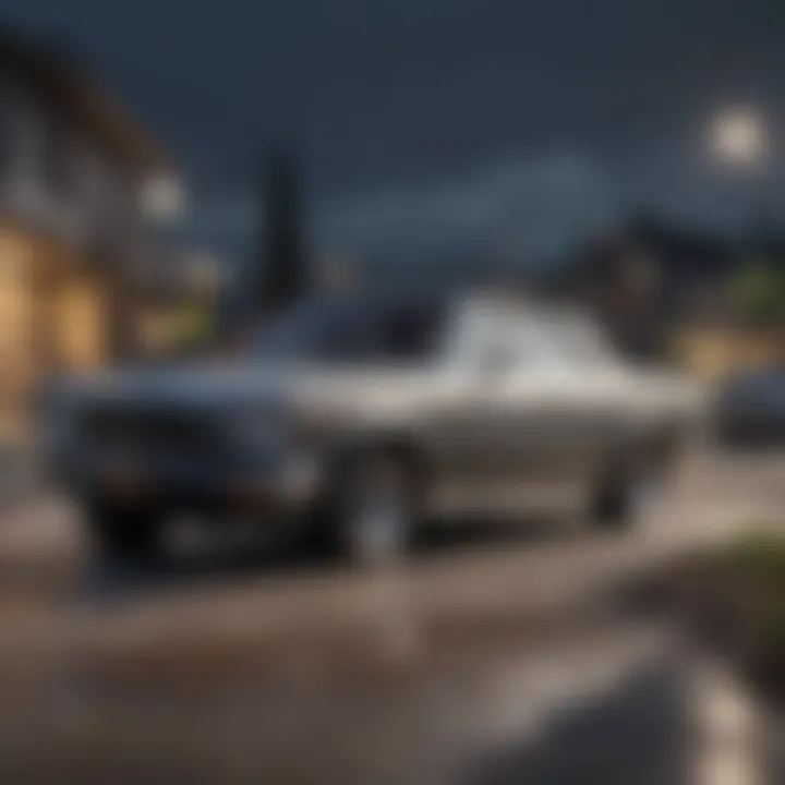 Infographic detailing loan terms and vehicle types for financing