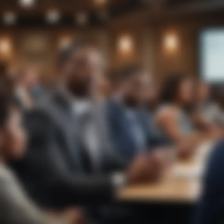 An engaging seminar on financial literacy, with a focus on African American communities.