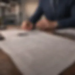 Professional accountant analyzing tax documents