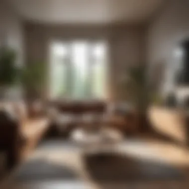 Inviting Living Space Cozy Living Room with Natural Light