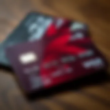 Cash back rewards feature highlighted on a credit card