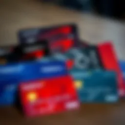 Different types of Capital One credit cards displayed together