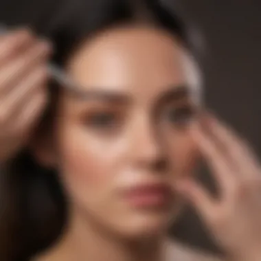 Skin Assessment Techniques An esthetician assessing skin types with advanced tools