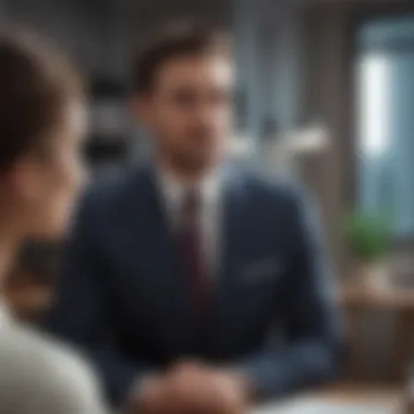 Virtual Job Interview An individual engaged in a virtual job interview