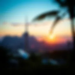 Illustration of travel destinations and rewards