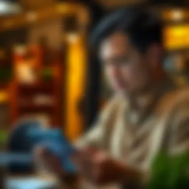 Analyzing Credit Card Offers A person analyzing credit card offers and terms