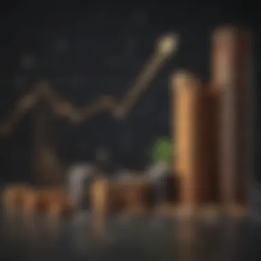 Income Growth Strategies A graph illustrating income growth and investment strategies