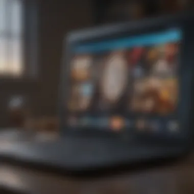 Online Marketplaces for Income A close-up of a laptop screen displaying online marketplaces