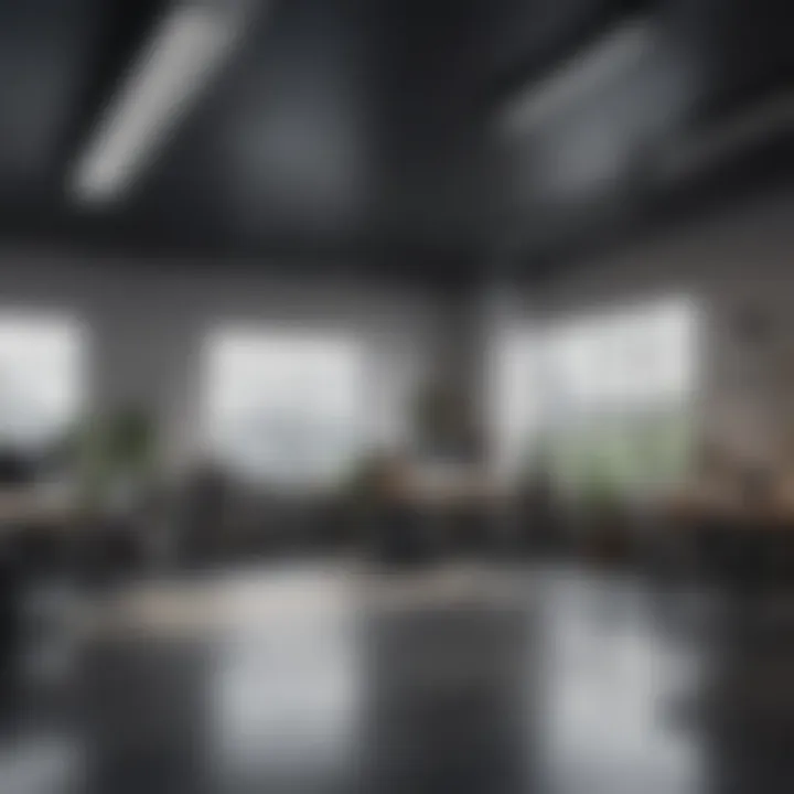 An office setting showcasing a modern workspace