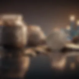 Conceptual illustration of digital financial strategies