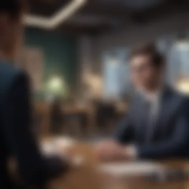 Navigating the Job Interview A teenager engaging in a job interview