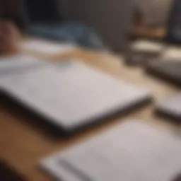 A student analyzing loan application options
