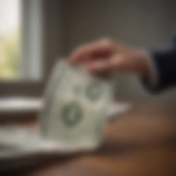 Graphic showing peer-to-peer fund transfer services