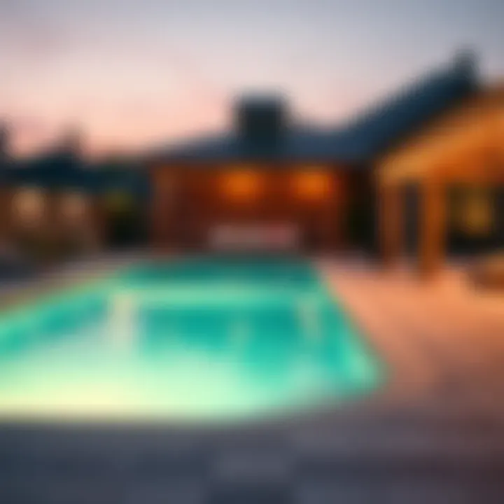 Diverse Financing Pathways for Pool Owners Illustration of various financing options for swimming pools