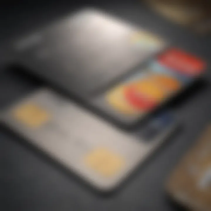 Visual representation showing the connection between credit cards and overall financial well-being