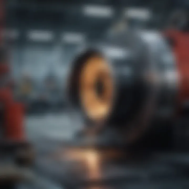 High-tech machinery in sheet metal production