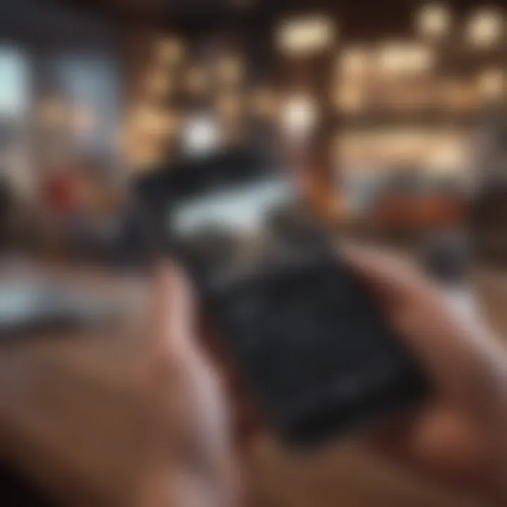 User reviewing active subscriptions on iPhone