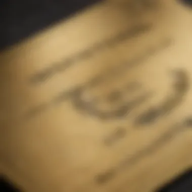 The Elegant Design of the American Express Business Gold Card A close-up of the American Express Business Gold Card emphasizing its design