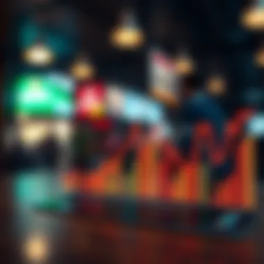 Graph showing market trends and opportunities